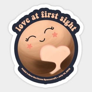 Pluto - Love at first sight Sticker